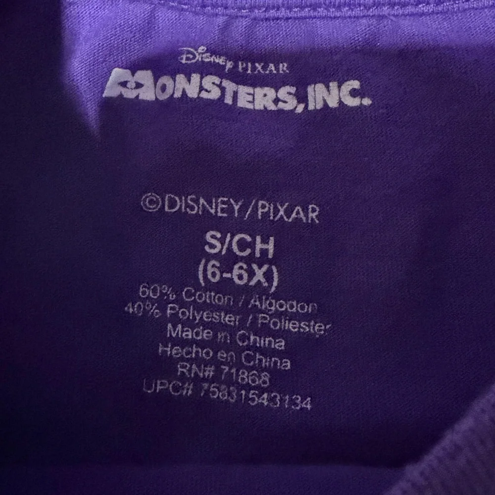 Y2K monsters inc girls tshirt